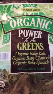 Trader Joe's "Organic Power to the Green"