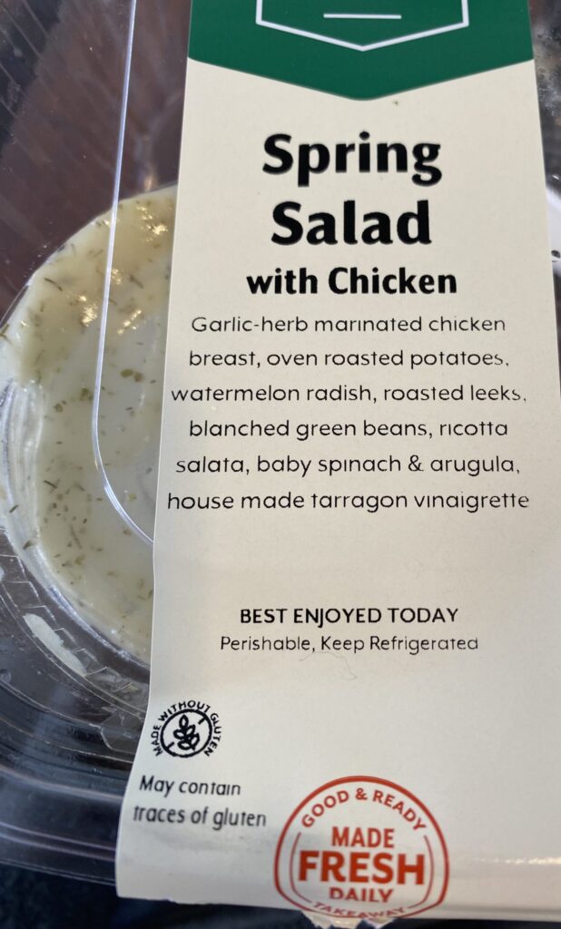 PROPER FOOD "Spring Salad with Garlic-Herb Chicken"